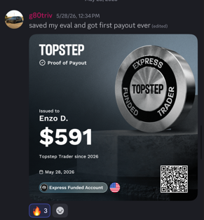 Payout $2,400
